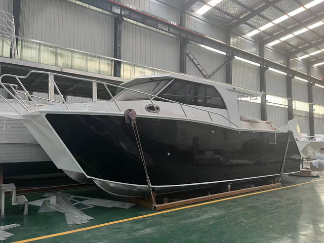 10M التاكسي المائي للركاب سرعة الصيد قوارب كاتاماران قارب يخت فاخر للمحيط