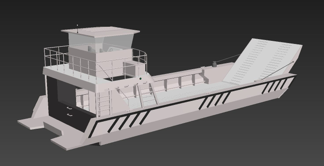 بارجة الإنزال المصنوعة من الألومنيوم بطول 14 مترًا للبيع من ALLSEALIONBOAT