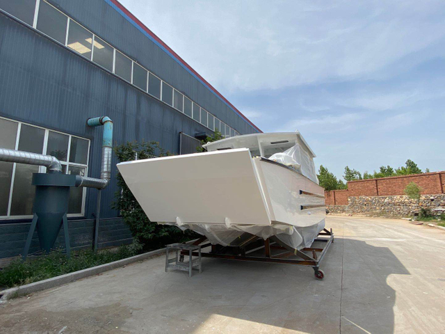 Sea King 9.6m/32ft CE شهادة عميق الخامس بدن محرك خارجي الرياضة المقصورة الصيد الألومنيوم يخت قارب بسعر منخفض