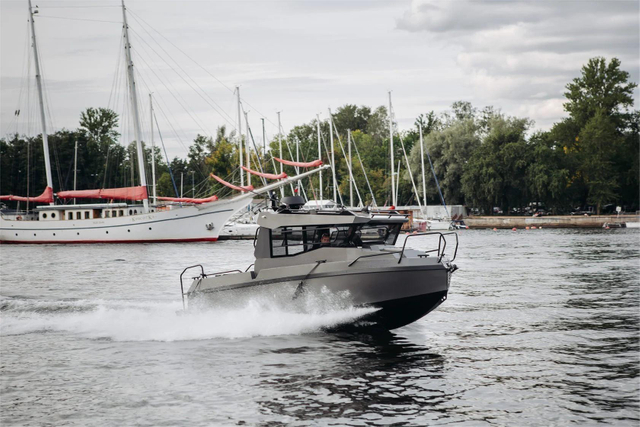 Bladecraft 8.4m قارب ألومنيوم لدوريات الصيد الرياضية